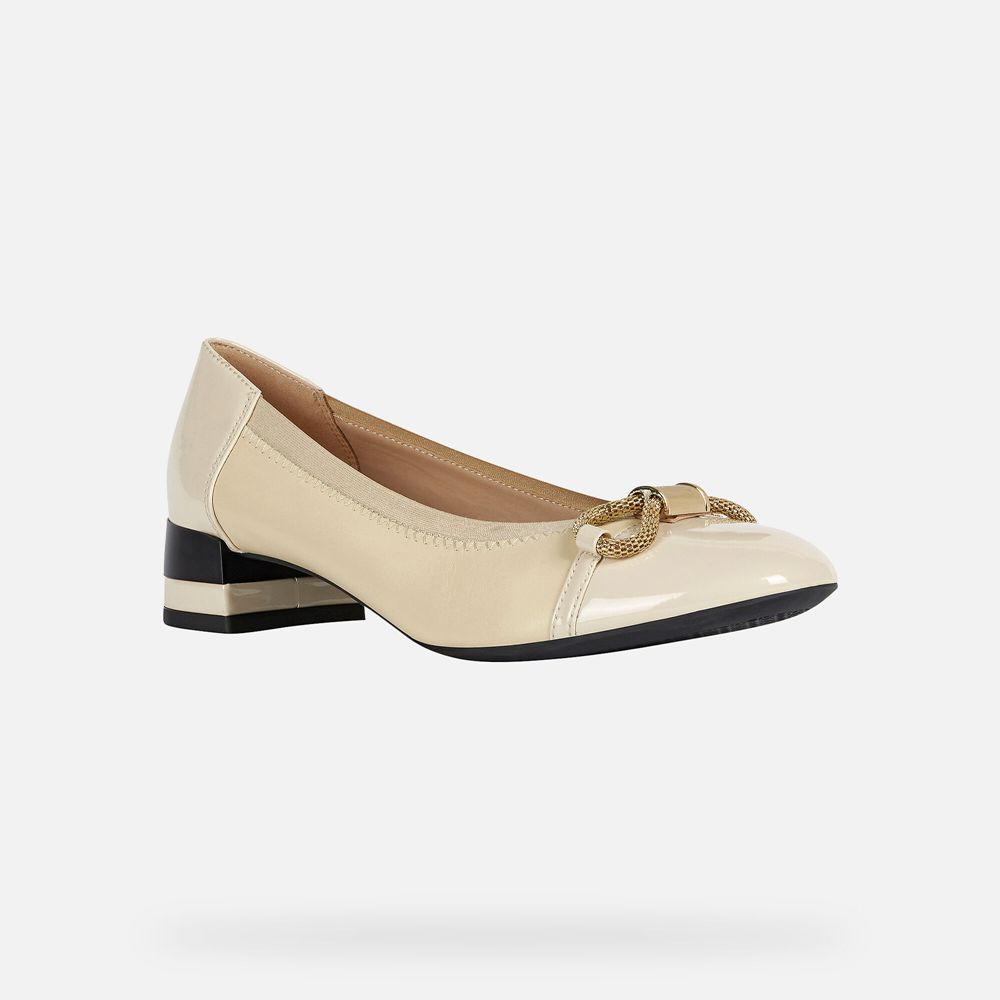 Escarpins Geox Chloo - Beige - Femme 014365-KWJ